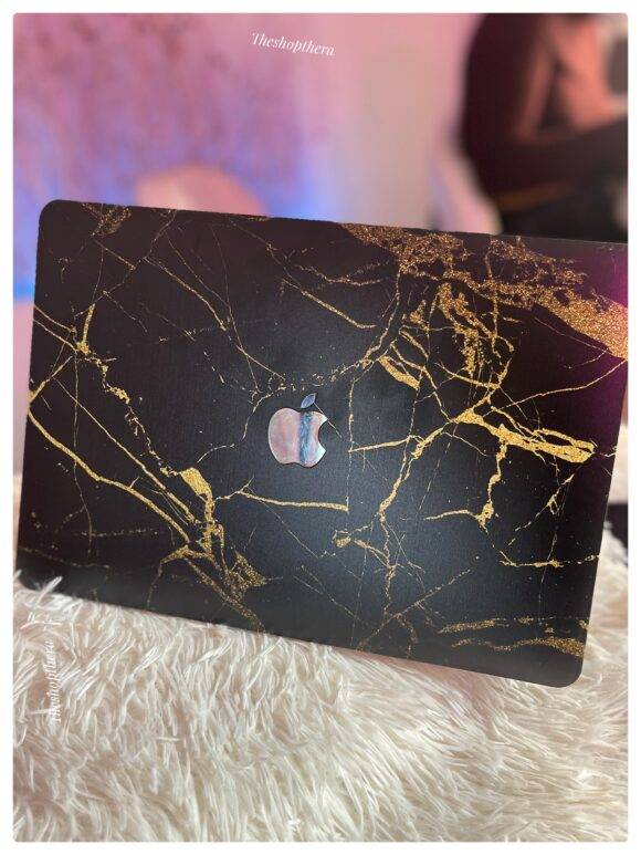 BLACK GOLD MARBLE MACBOOK CASE MacBook case LAPTOP 4