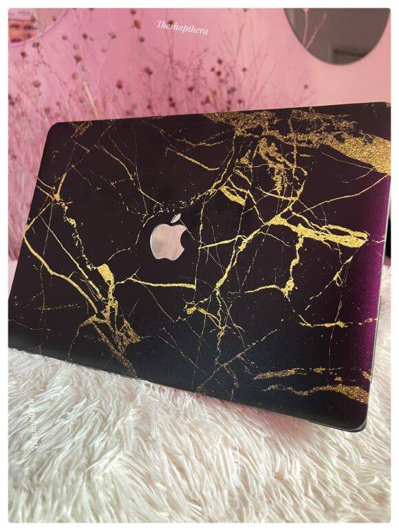 BLACK GOLD MARBLE MACBOOK CASE MacBook case LAPTOP 3