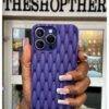 PURPLE PADDED INTERWOVEN CASE lightweight case PHONE CASES 9