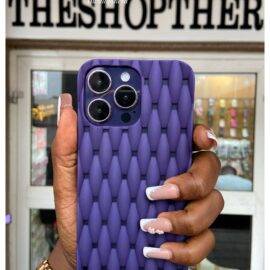 PURPLE PADDED INTERWOVEN CASE lightweight case PHONE CASES