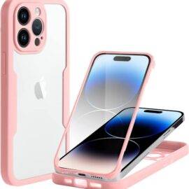 PINK 360 TPU CASE 360 cases PHONE CASES 3