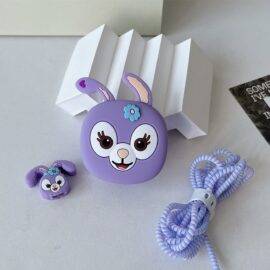 PURPLE KITTY CHARGER PROTECTOR CHARGER ACCESSORY CHARGERS