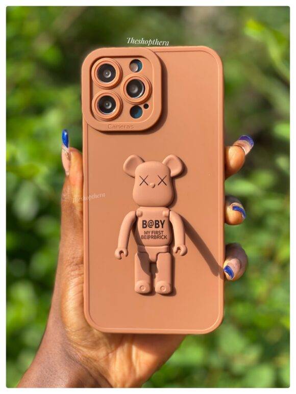 BROWN 3D BEARBRICK CASE 3D Cases PHONE CASES 2