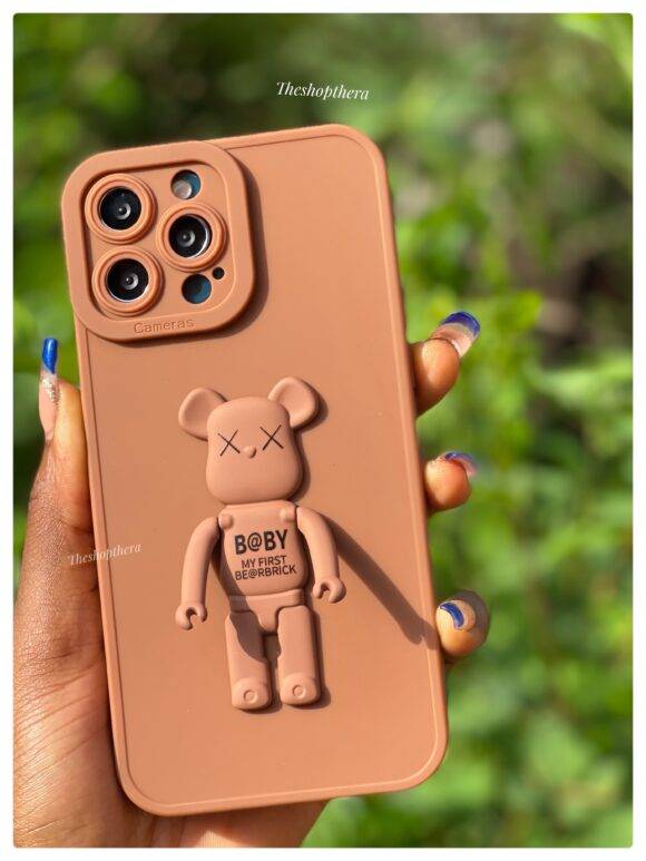 BROWN 3D BEARBRICK CASE 3D Cases PHONE CASES 6