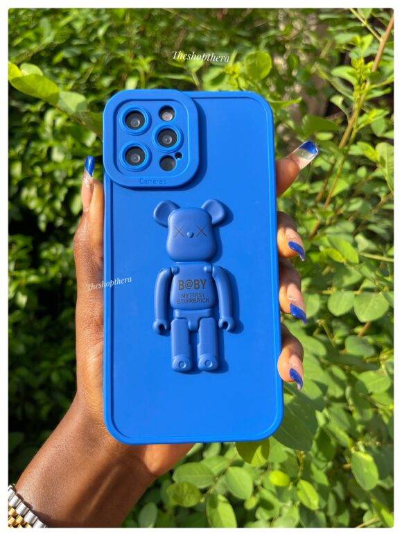 BLUE 3D BEARBRICK CASE 3D Cases PHONE CASES 7