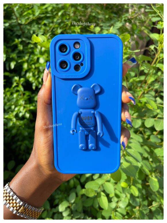 BLUE 3D BEARBRICK CASE 3D Cases PHONE CASES 9