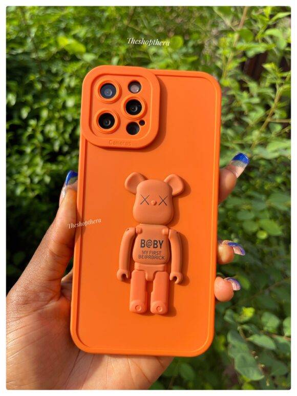 ORANGE 3D BEARBRICK CASE 3D Cases PHONE CASES 5