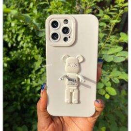 WHITE 3D BEARBRICK CASE 3D Cases PHONE CASES 2