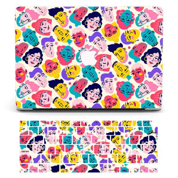 MULTICOLOR FACE MACBOOK CASE MacBook case LAPTOP 2