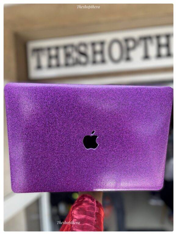 PURPLE GLITTER MACBOOK CASE MacBook case LAPTOP 4