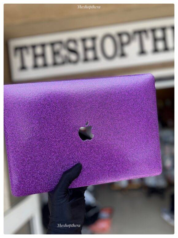 PURPLE GLITTER MACBOOK CASE MacBook case LAPTOP 8