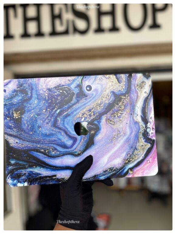 PURPLE GALAXY WAVY MACBOOK CASE MacBook case LAPTOP 9