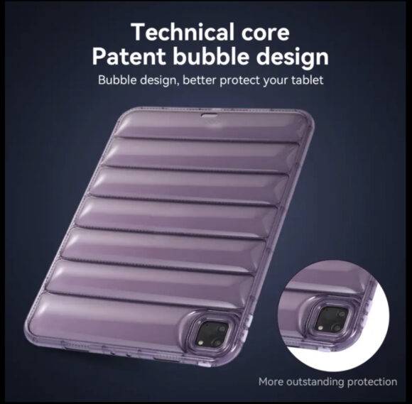 PURPLE PUFFER IPAD CASE Protective cases IPAD 8