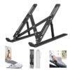 BLACK FOLDABLE  LAPTOP STAND FOLDABLE LAPTOP STAND LAPTOP 9