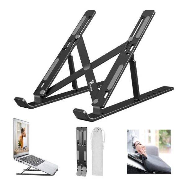 BLACK FOLDABLE  LAPTOP STAND FOLDABLE LAPTOP STAND LAPTOP 2