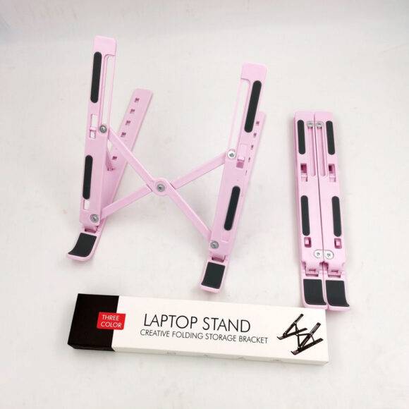 PINK PLASTIC LAPTOP STAND FOLDABLE LAPTOP STAND LAPTOP 5