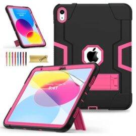 BLACK PINK ARMOR IPAD CASE BLACK IPAD CASE IPAD