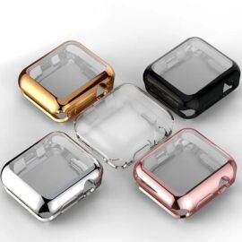 PLAIN SILVER TPU IWATCH PROTECTOR SILVER WATCH PROTECTOR IWATCH