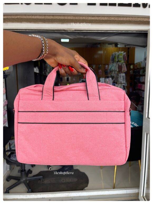 PINK COMPARTMENT LAPTOP BAG Grey laptop bag LAPTOP 9