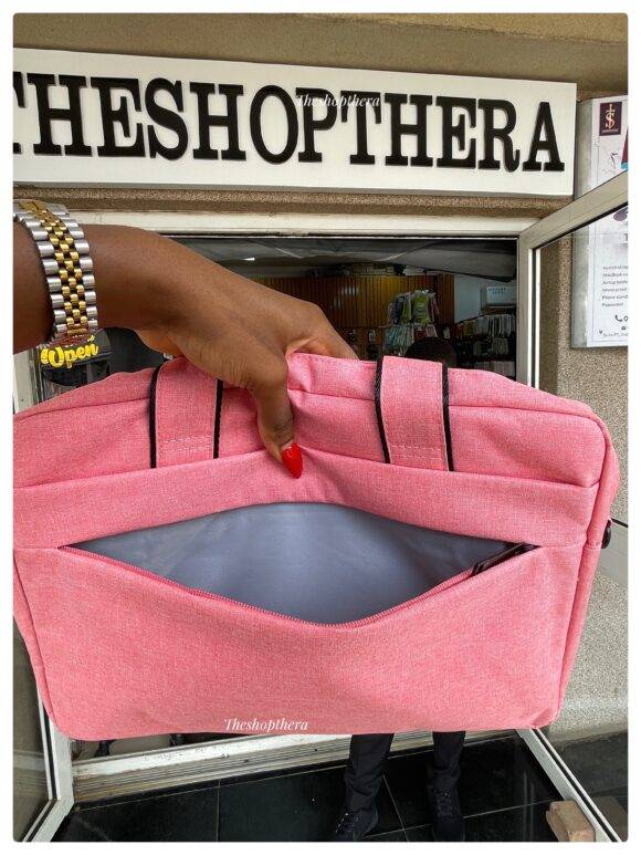 PINK COMPARTMENT LAPTOP BAG Grey laptop bag LAPTOP 7