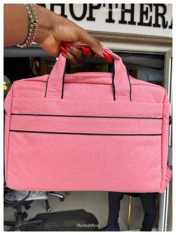 PINK COMPARTMENT LAPTOP BAG Grey laptop bag LAPTOP 3