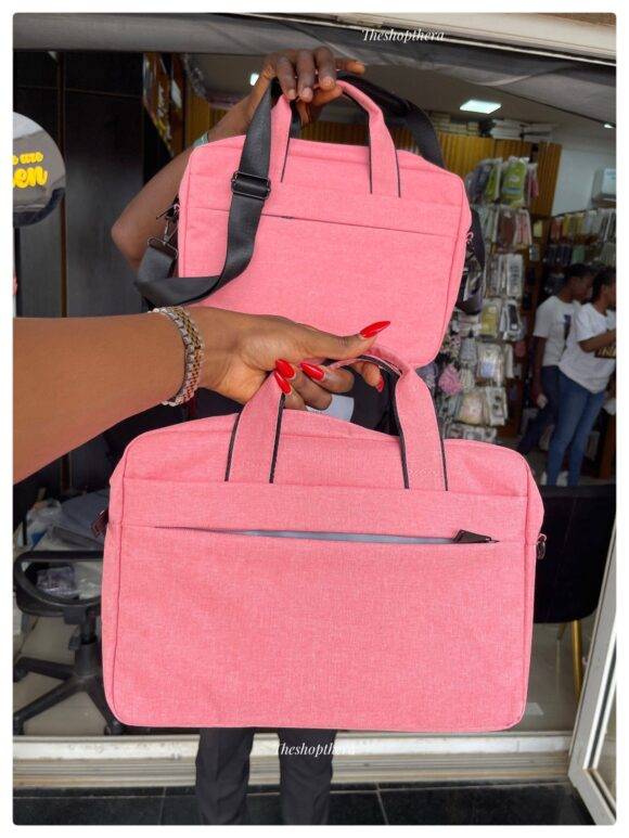 PINK COMPARTMENT LAPTOP BAG Grey laptop bag LAPTOP 2