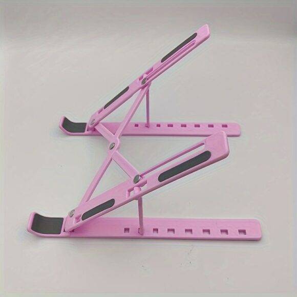 PINK PLASTIC LAPTOP STAND FOLDABLE LAPTOP STAND LAPTOP 7