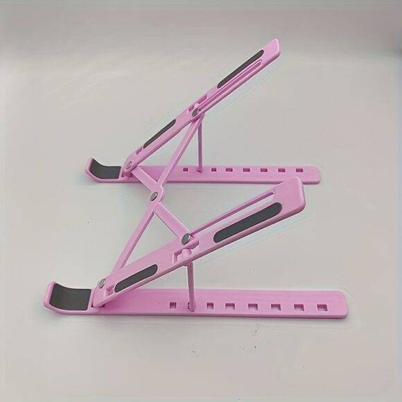 PINK PLASTIC LAPTOP STAND FOLDABLE LAPTOP STAND LAPTOP 10