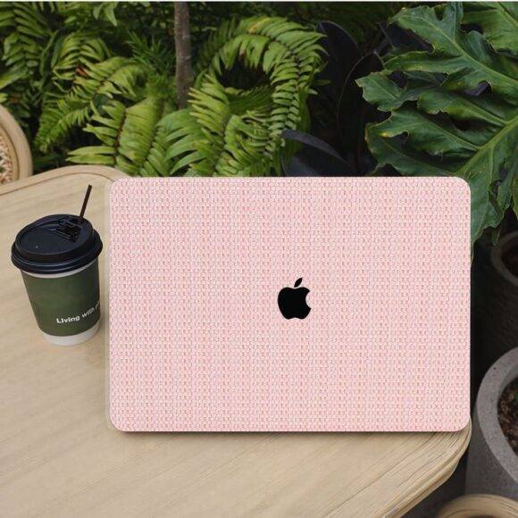 PINK WOVEN MACBOOK CASE MacBook case LAPTOP 6