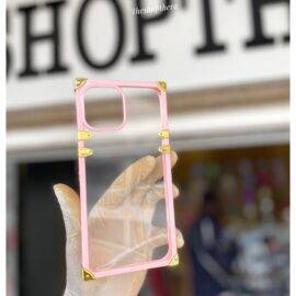 PINK TRANSPARENT TRUNK CASE Light pink case PHONE CASES 2