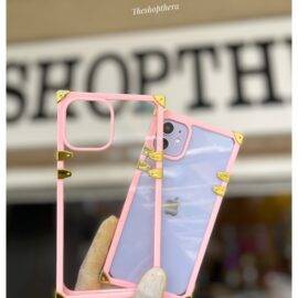 PINK TRANSPARENT TRUNK CASE Light pink case PHONE CASES