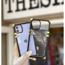 BLACK TRANSPARENT TRUNK CASE Black case PHONE CASES