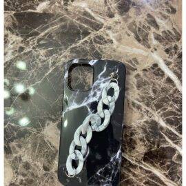 BLACK MARBLE STRAP CASE Basic Protection PHONE CASES 2