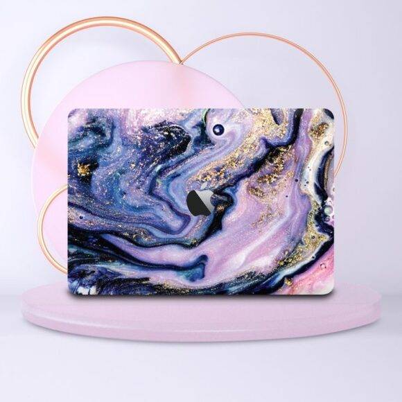 PURPLE GALAXY WAVY MACBOOK CASE MacBook case LAPTOP 5