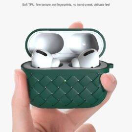 GREEN INTERWOVEN AIRPOD CASE Cute AirPod cases AIRPOD CASES