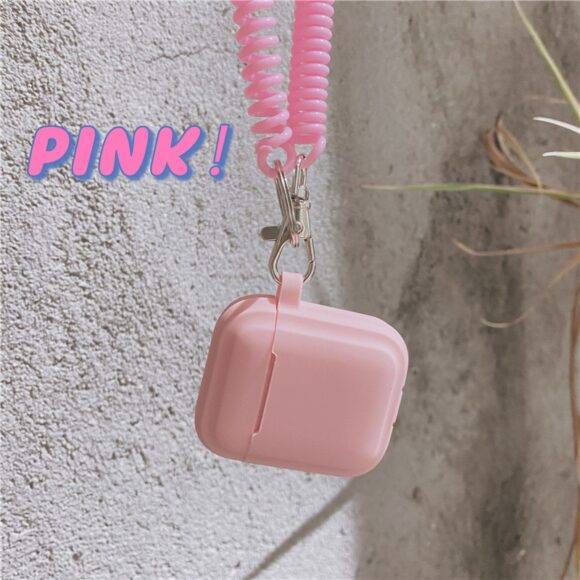 LIGHT PINK SOFT TPU AIRPOD CASE Cute AirPod cases AIRPOD 1/2 3