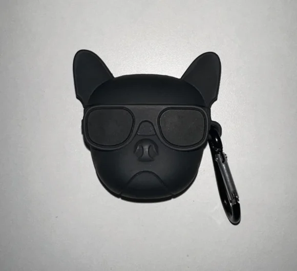 BLACK BULLDOG AIRPOD CASE Cute AirPod cases AIRPOD 1/2 14