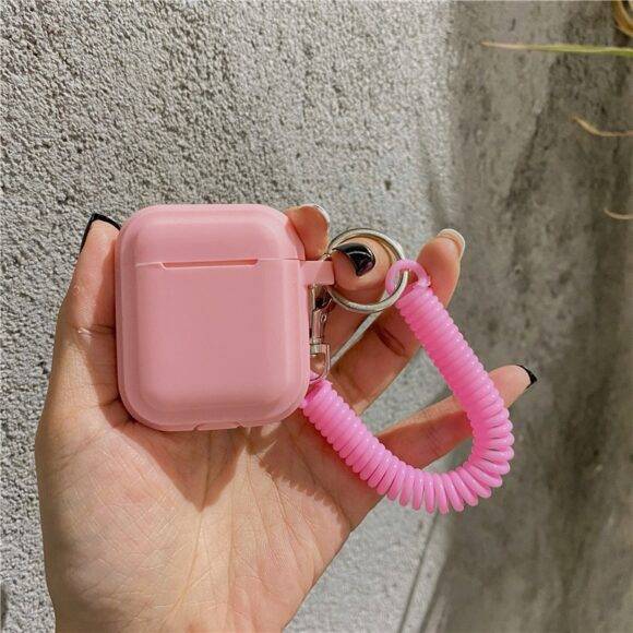 LIGHT PINK SOFT TPU AIRPOD CASE Cute AirPod cases AIRPOD 1/2 4