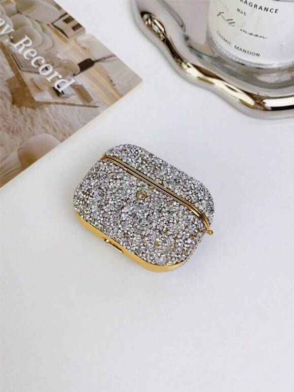 NEW GOLD LUXURY RHINESTONE AIRPOD CASE Cute AirPod cases AIRPOD 1/2 3