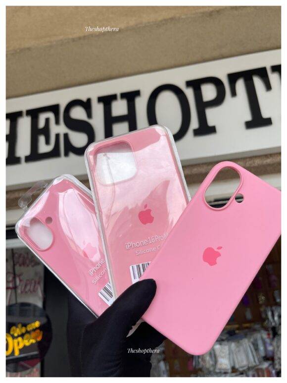 PINK OPEN SILICONE CASE Basic Protection PHONE CASES 10