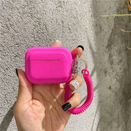 HOT PINK SOFT TPU AIRPOD CASE Cute AirPod cases AIRPOD 1/2