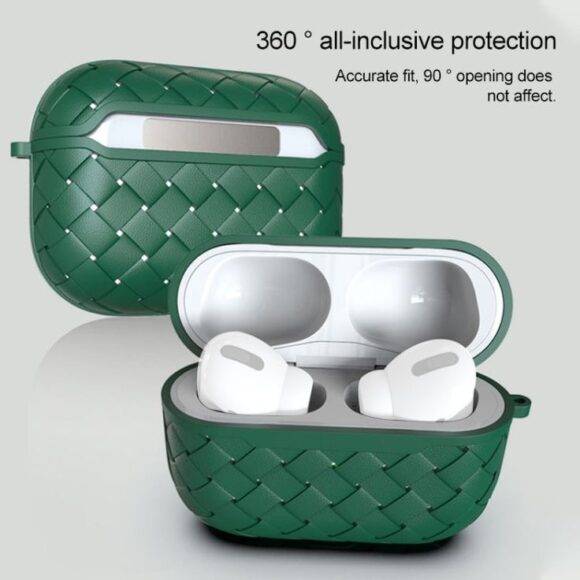 GREEN INTERWOVEN AIRPOD CASE Cute AirPod cases AIRPOD 1/2 7