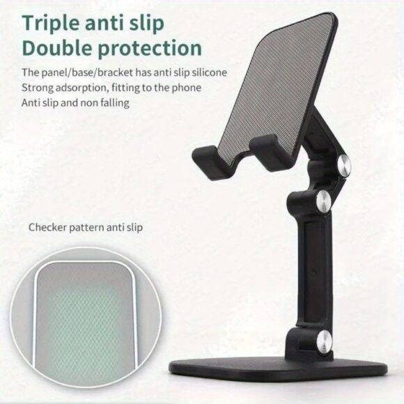 BLACK FIRM PHONE STAND BLACK PHONE STAND PHONE & PAD STANDS 4