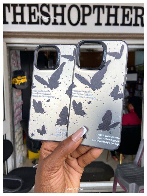 BLACK BUTTERFLY HOLO TPU CASE Basic Protection PHONE CASES 4