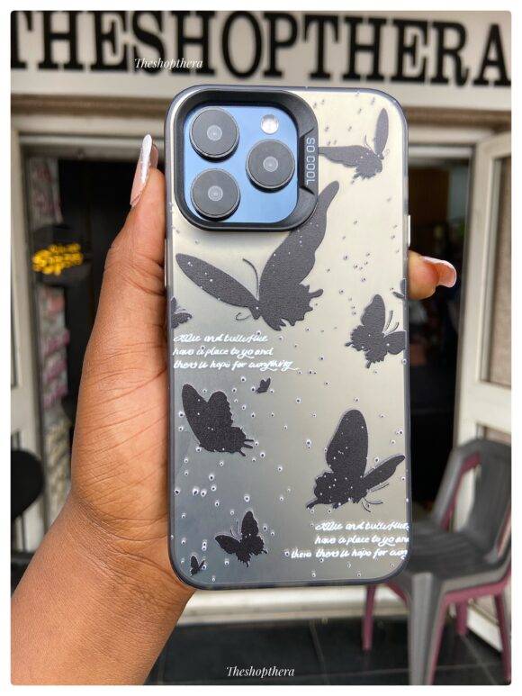 BLACK BUTTERFLY HOLO TPU CASE Basic Protection PHONE CASES 5