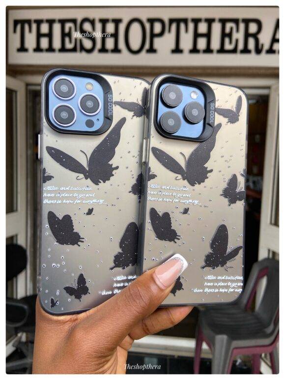 BLACK BUTTERFLY HOLO TPU CASE Basic Protection PHONE CASES 2