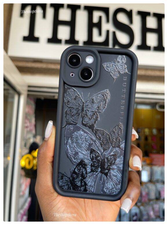 BLACK BUTTERFLY THESUS CASE Black case PHONE CASES 12