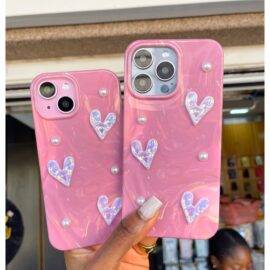 PINK CRESTED LOVE CASE 3d case PHONE CASES