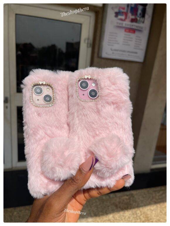 LIGHT PINK FUR Cute case PHONE CASES 6