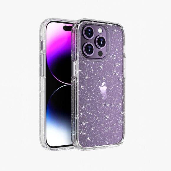 CLEAR GLITTER TRANSPARENT CASE Clear case PHONE CASES 9